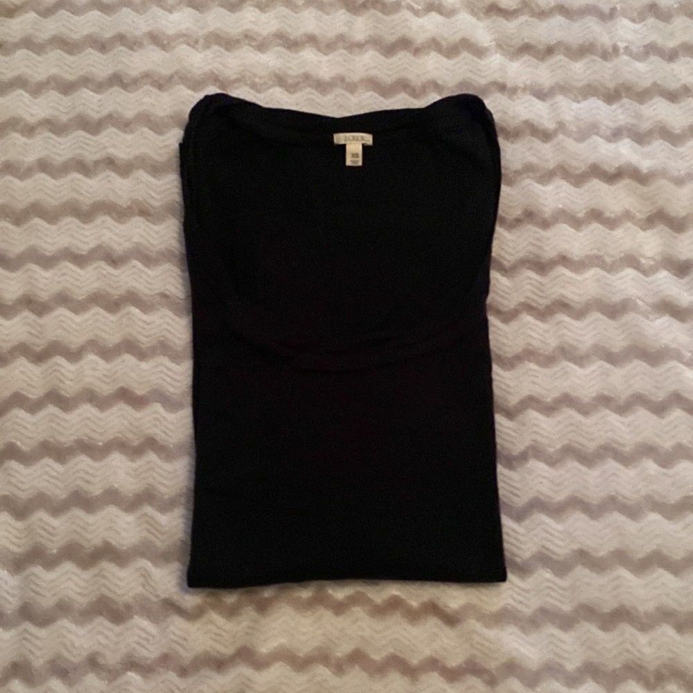 J. Crew Black Tee Size XS